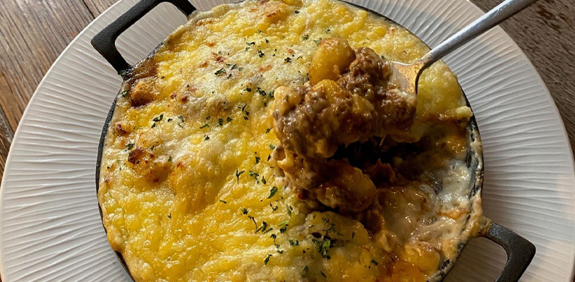 example of dinner plated at whitehall pwllheli